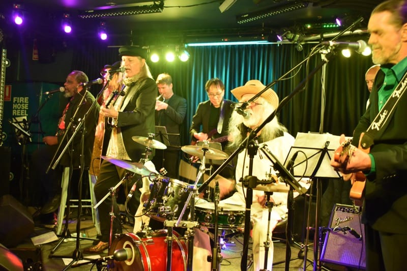 Chicago Soul Collective on stage at the Basement, Sydney